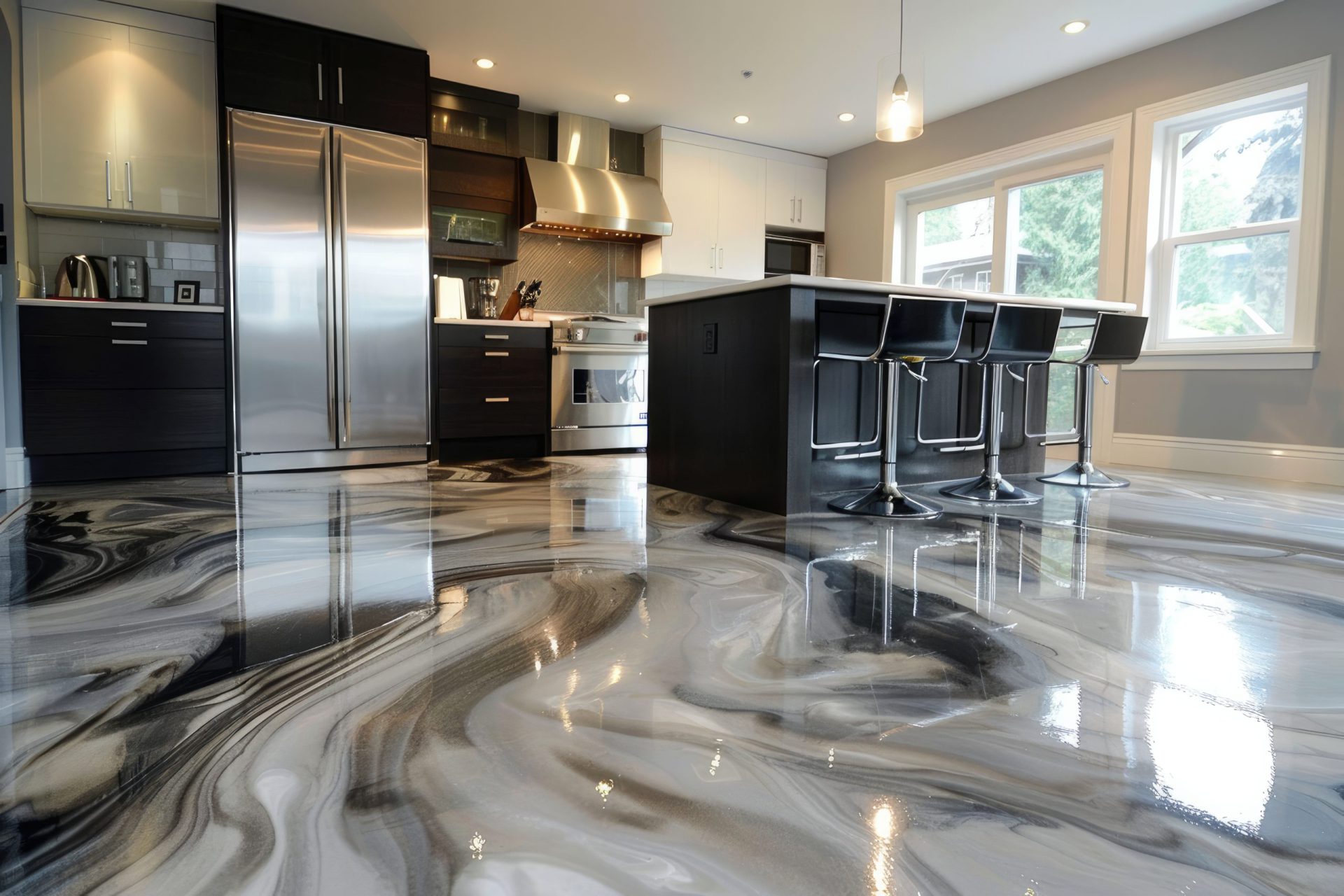 Epoxy Flooring kitchen